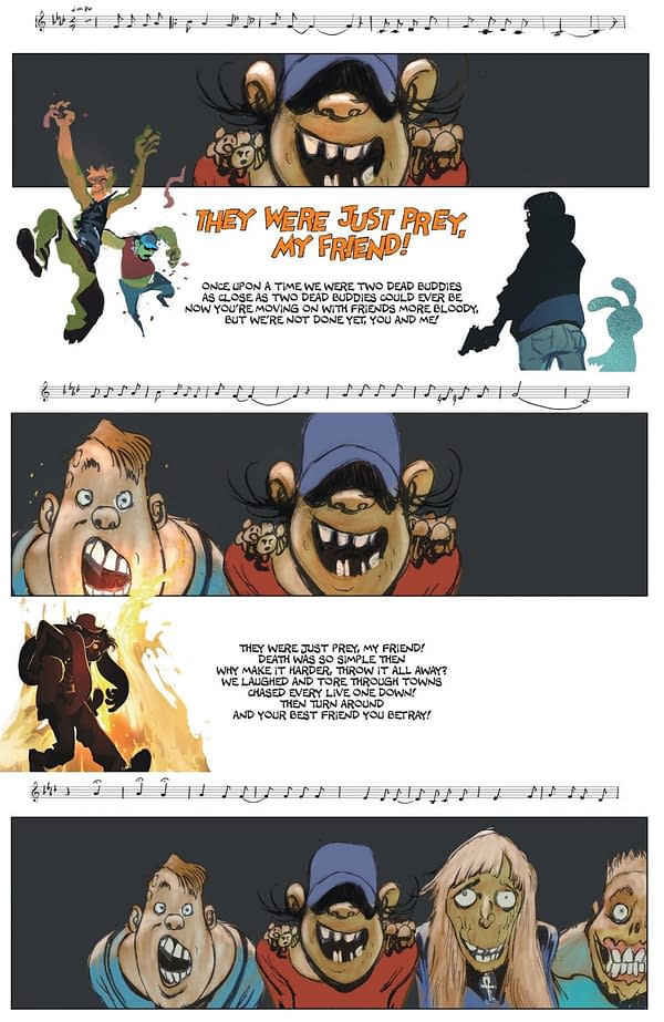 Interior preview page from Bleeding Hearts #7
