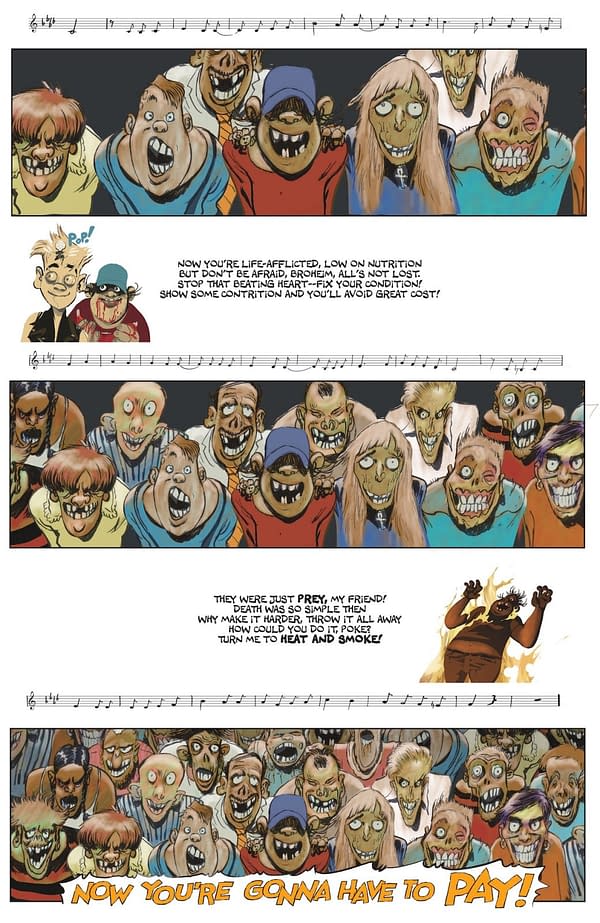 Interior preview page from Bleeding Hearts #7