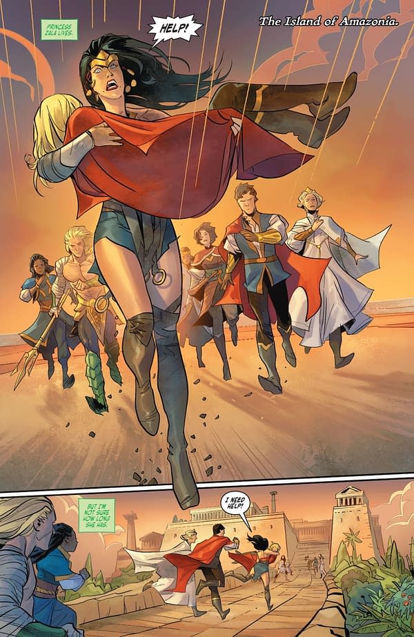Interior preview page from Dark Knights of Steel II #2
