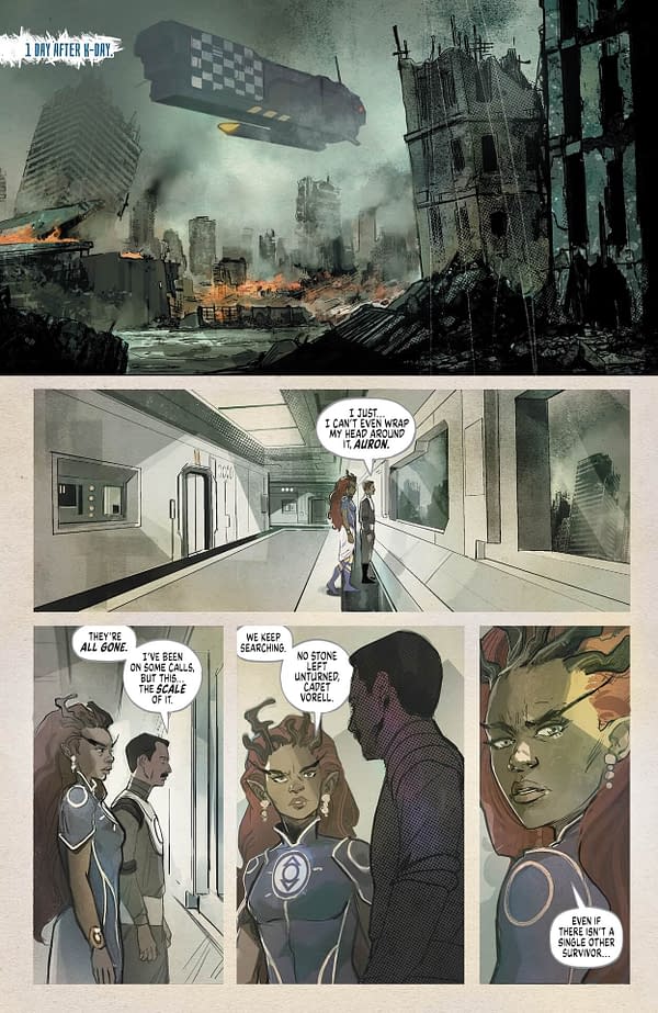 Interior preview page from Supergirl: Survive #3