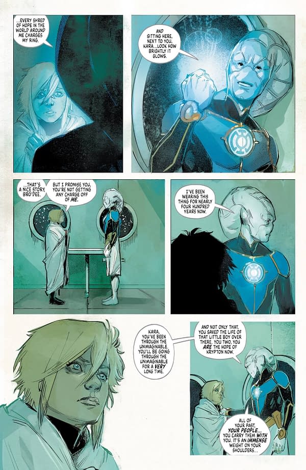 Interior preview page from Supergirl: Survive #3