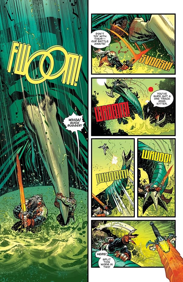 Interior preview page from Invincible Universe: Battle Beast #12