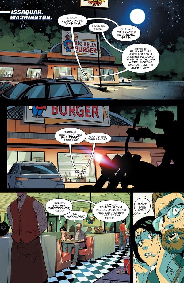 Interior preview page from Teen Titans #1