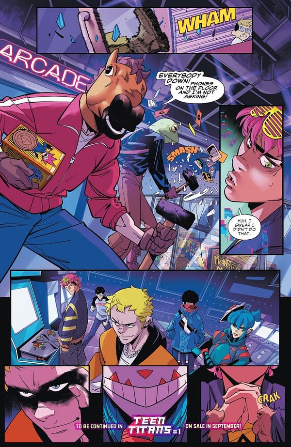 Interior preview page from Teen Titans #1