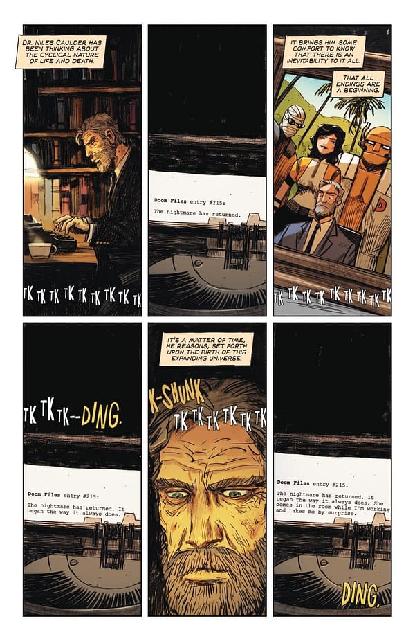Interior preview page from The Doom Patrol #1