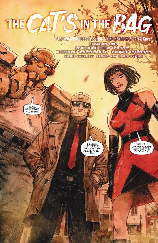 Interior preview page from The Doom Patrol #1