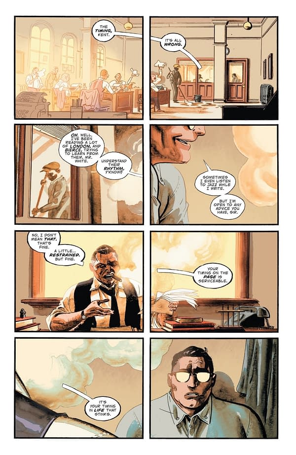Interior preview page from Superman: The Stranger #1