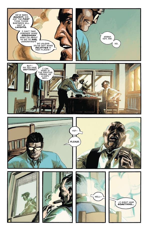 Interior preview page from Superman: The Stranger #1