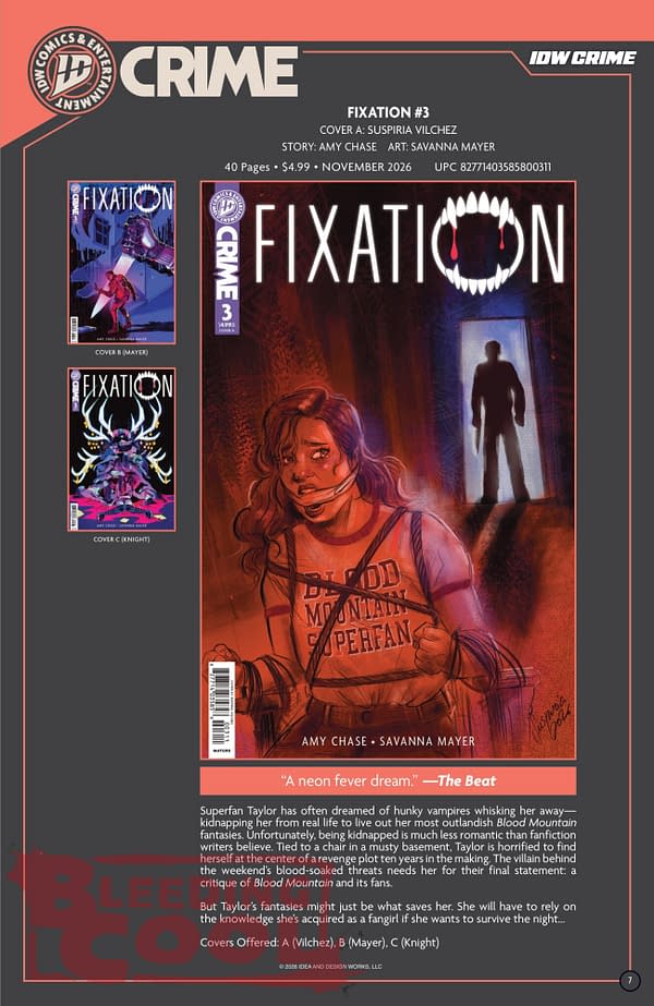 Exclusive: Official Full IDW November 2026 Solicits