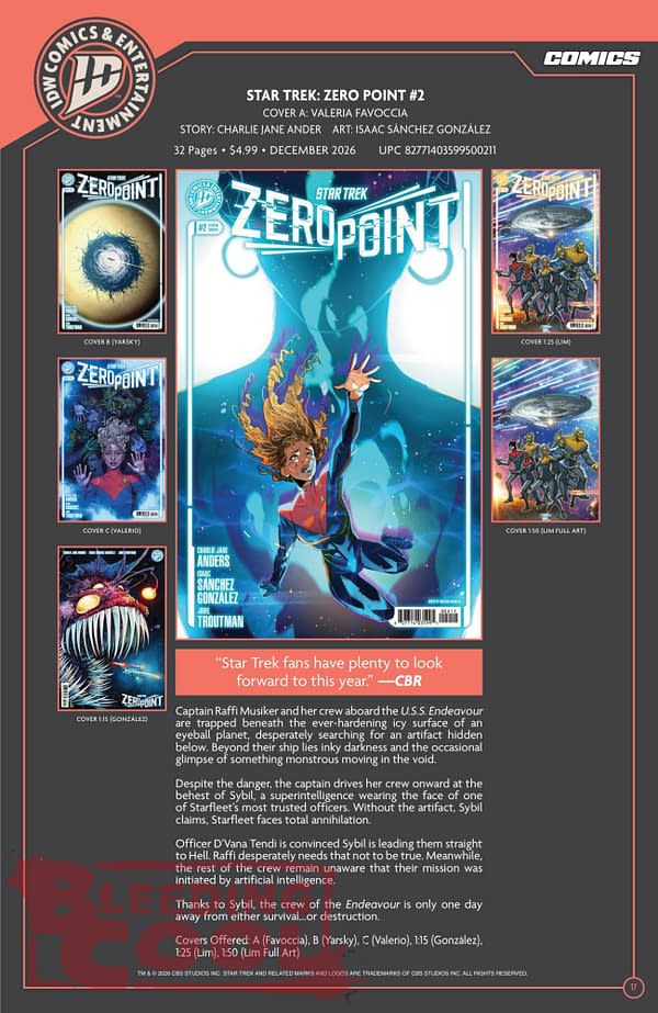 Exclusive: Official Full IDW November 2026 Solicits