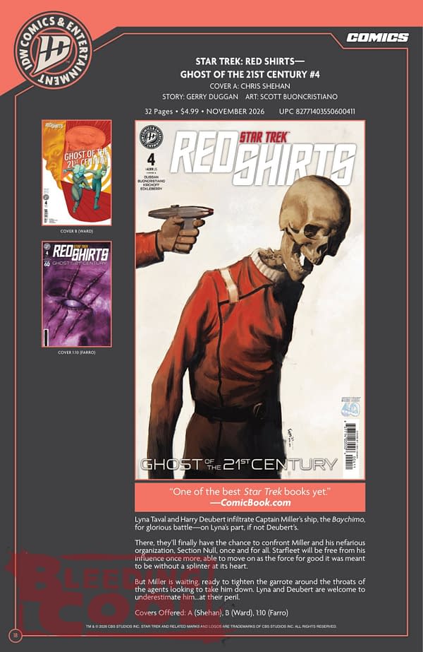 Exclusive: Official Full IDW November 2026 Solicits