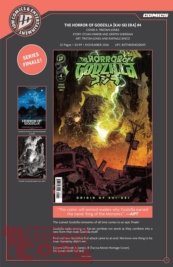 Exclusive: Official Full IDW November 2026 Solicits