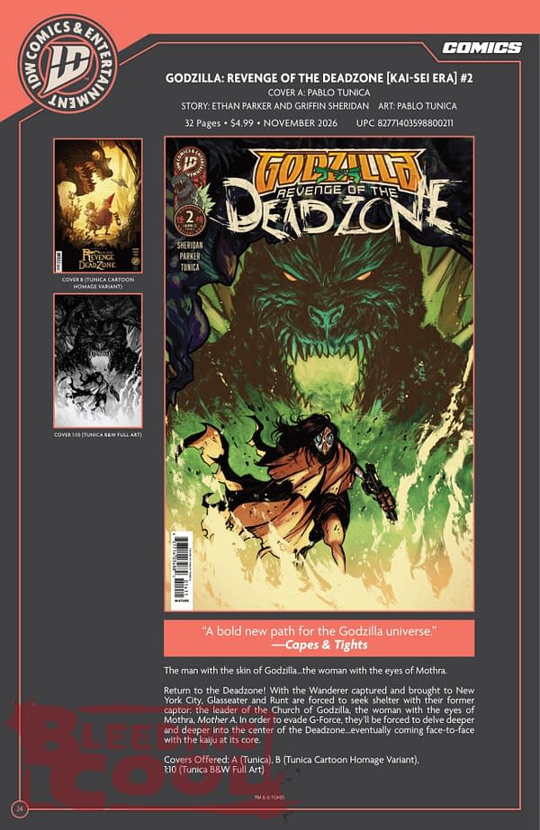 Exclusive: Official Full IDW November 2026 Solicits