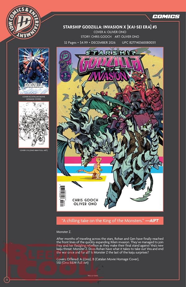 Exclusive: Official Full IDW November 2026 Solicits