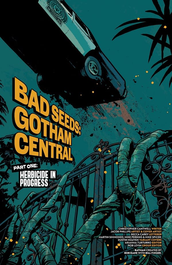 Interior preview page from Batman: Bad Seeds – Gotham Central #1
