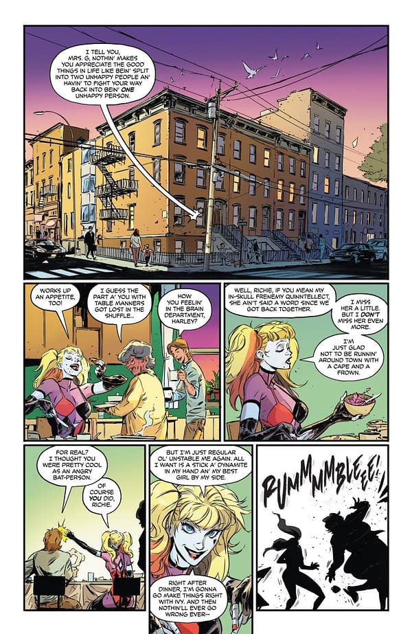 Interior preview page from Harley Quinn #66