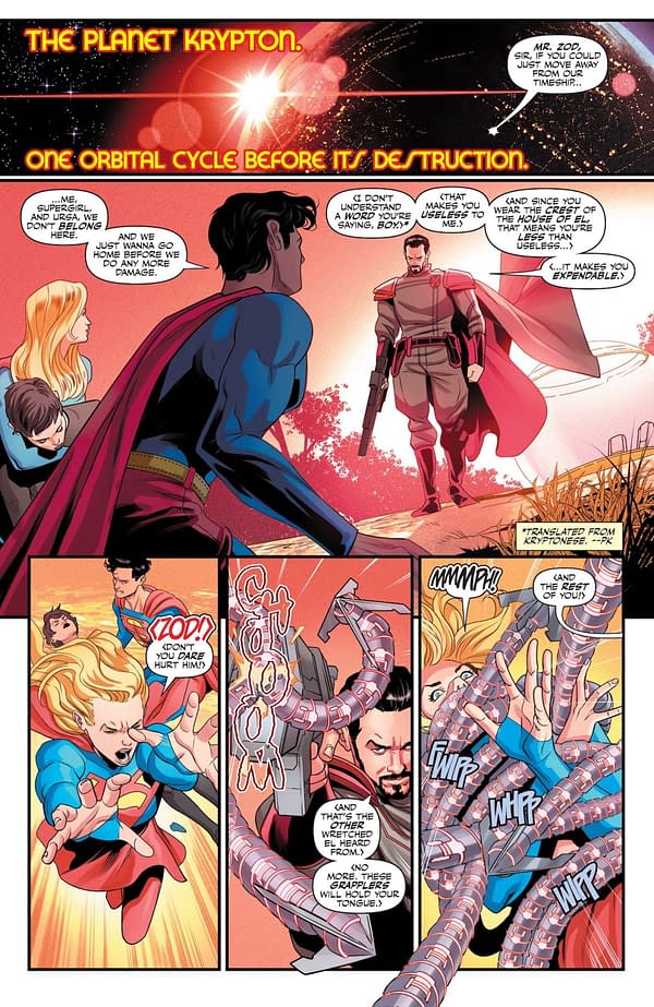 Interior preview page from Superman Unlimited #17