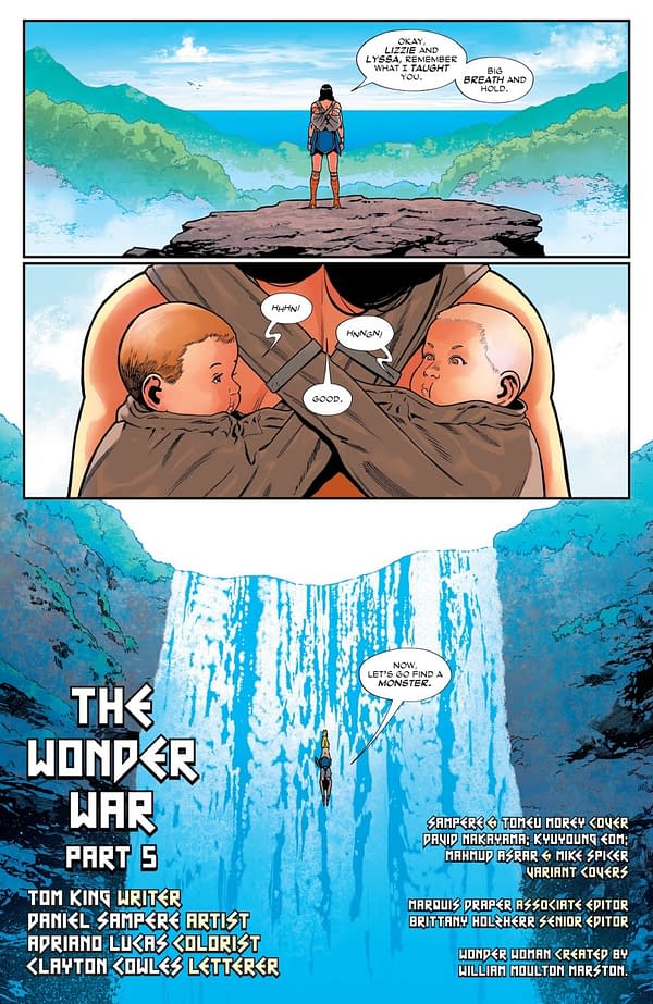 Interior preview page from Wonder Woman #37