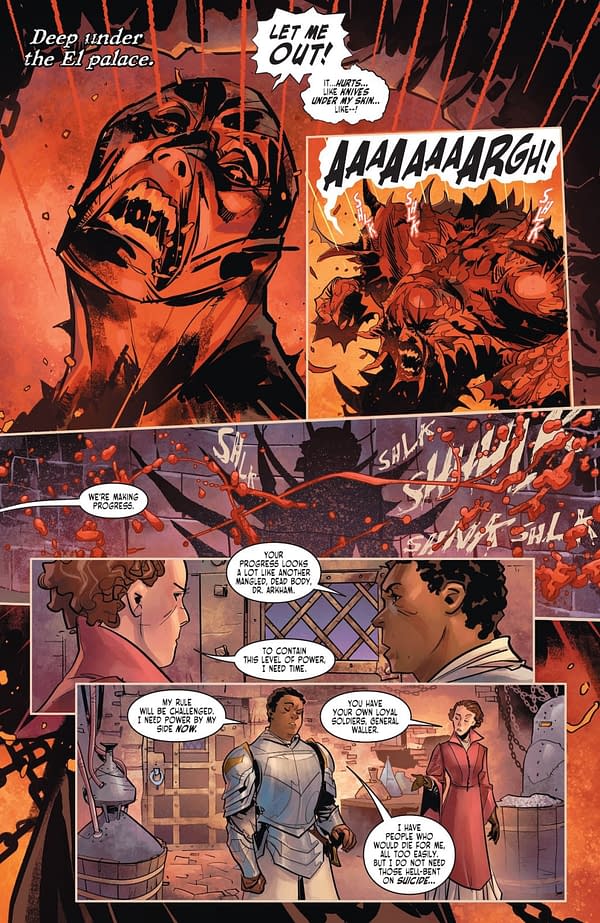 Interior preview page from Dark Knights of Steel II #3