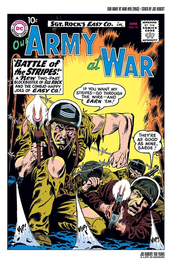 Interior preview page from Joe Kubert: 100 Years – A Life in Covers #1