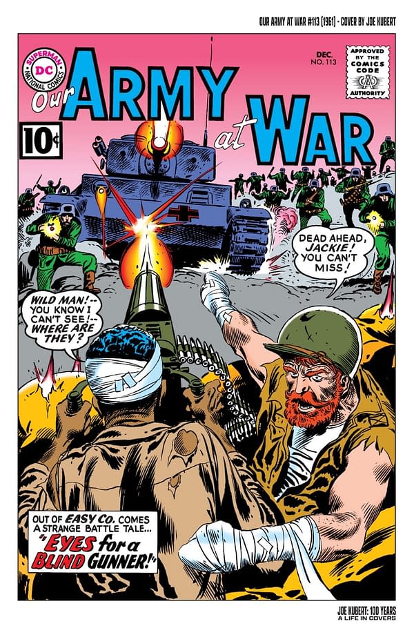 Interior preview page from Joe Kubert: 100 Years – A Life in Covers #1