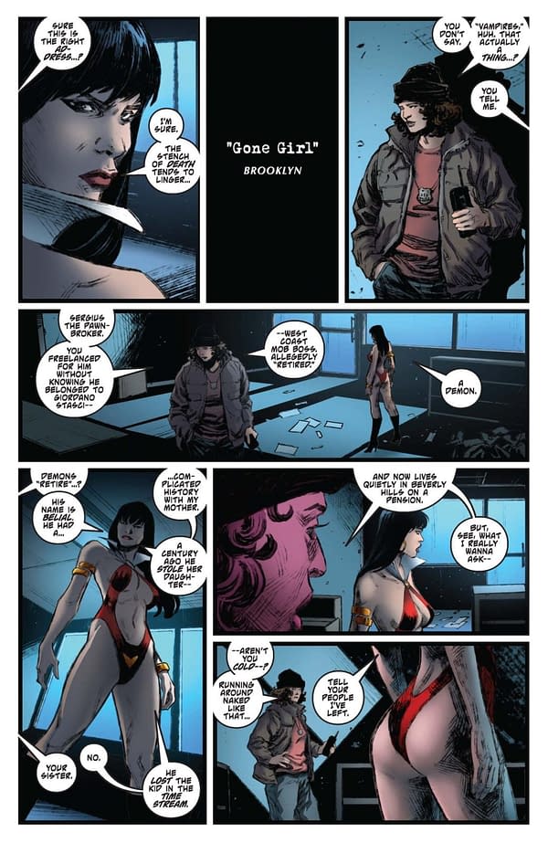 Interior preview page from Vampirella #6