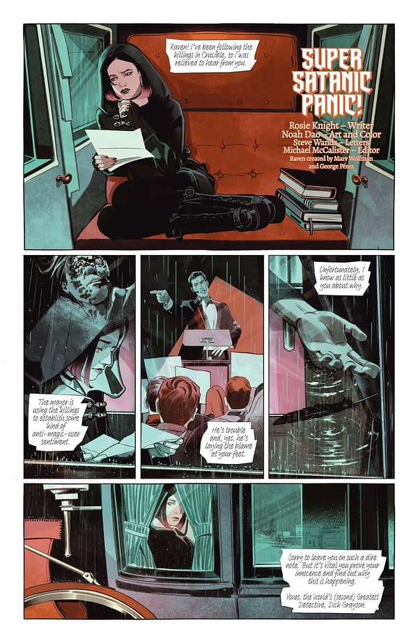 Interior preview page from DC's Quoth the Raven… Whatever #1