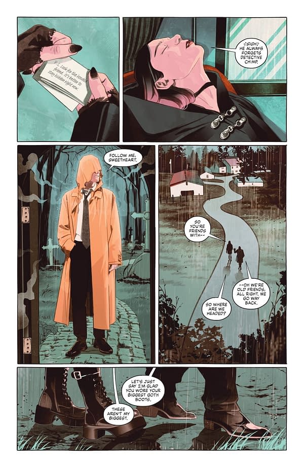 Interior preview page from DC's Quoth the Raven… Whatever #1