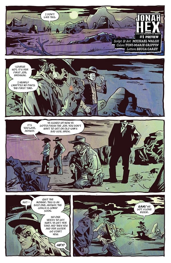 Interior preview page from Jonah Hex and the Shadow of Death #1