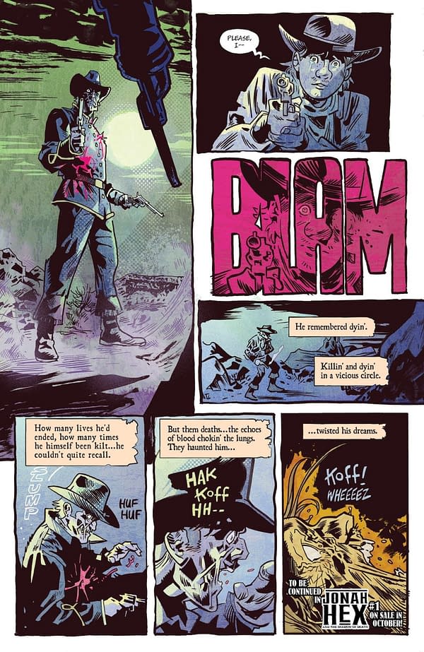 Interior preview page from Jonah Hex and the Shadow of Death #1