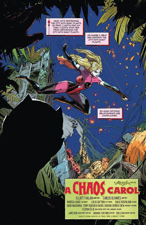 Interior preview page from Harley Quinn #67