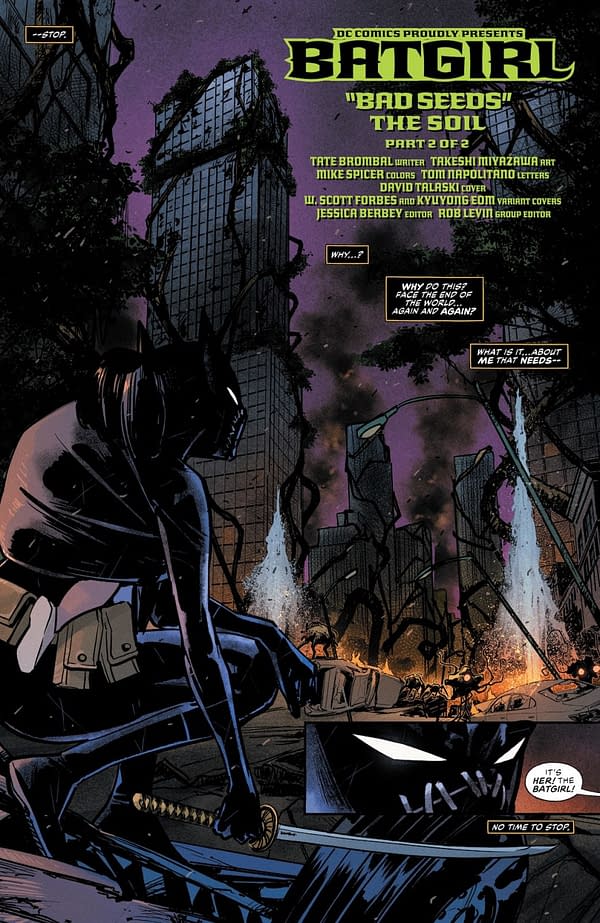 Interior preview page from Batgirl #24