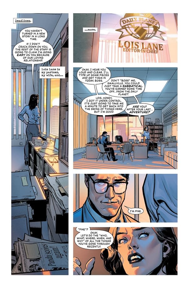 Interior preview page from Superman #43
