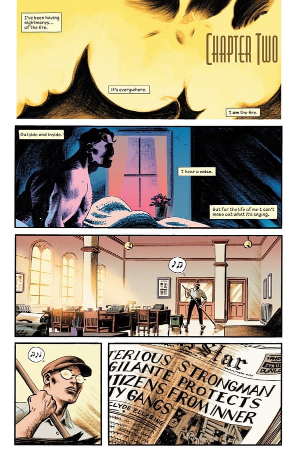 Interior preview page from Superman: The Stranger #2