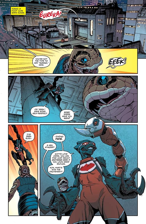 Interior preview page from TMNT: UNTOLD DESTINY OF THE FOOT CLAN #4 MATEUS SANTOLOUCO COVER