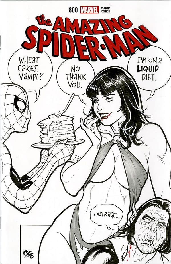 Frank Cho's Outrage Sketch Covers From Baltimore Comic Con
