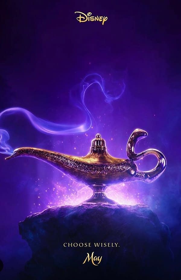 Disney Releases Teaser Poster for Guy Ritchie's 'Aladdin'