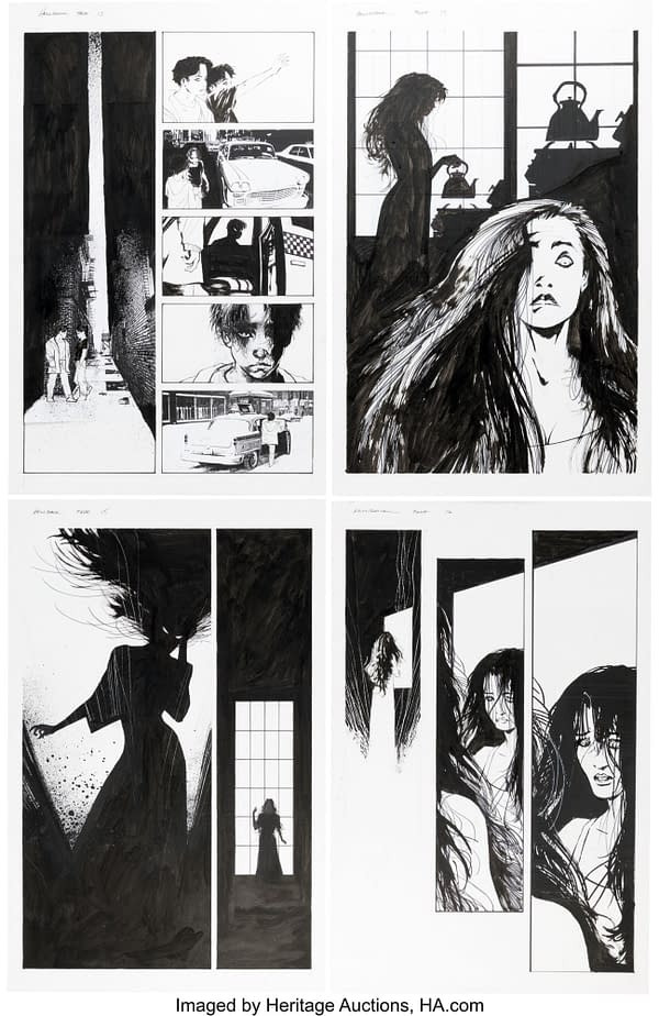 Complete Jae Lee Hellshock Original Artwork Stories At Auction