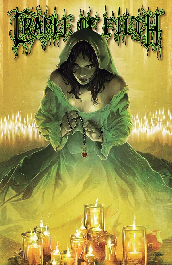 Preview of Cradle of Filth #5, by Kurt Amacker, Holly Interlandi, menton3, and Daniel Maine, in stores November 16th from Opus Comics