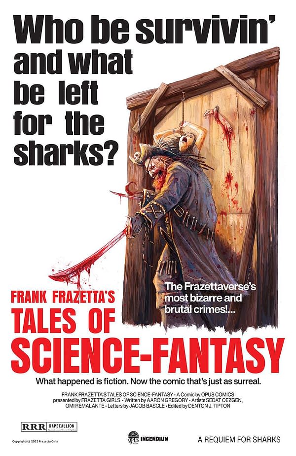 Cover image for FRANK FRAZETTA TALES OF SCIENCE FANTASY #2 CVR B 5 COPY INCV