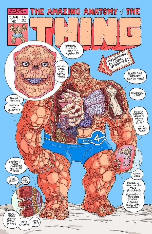 Finally We Get A Look At Ben Grimm The Thing's Skeleton