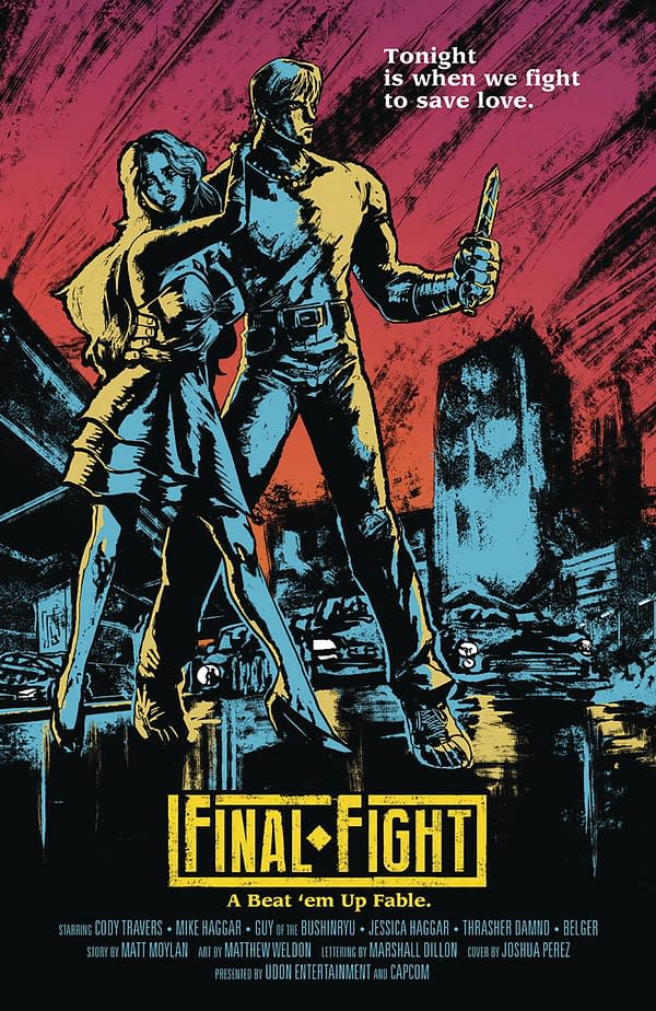 Cover image for FINAL FIGHT #1 (OF 4) CVR E 5 COPY INCV JOSH PEREZ