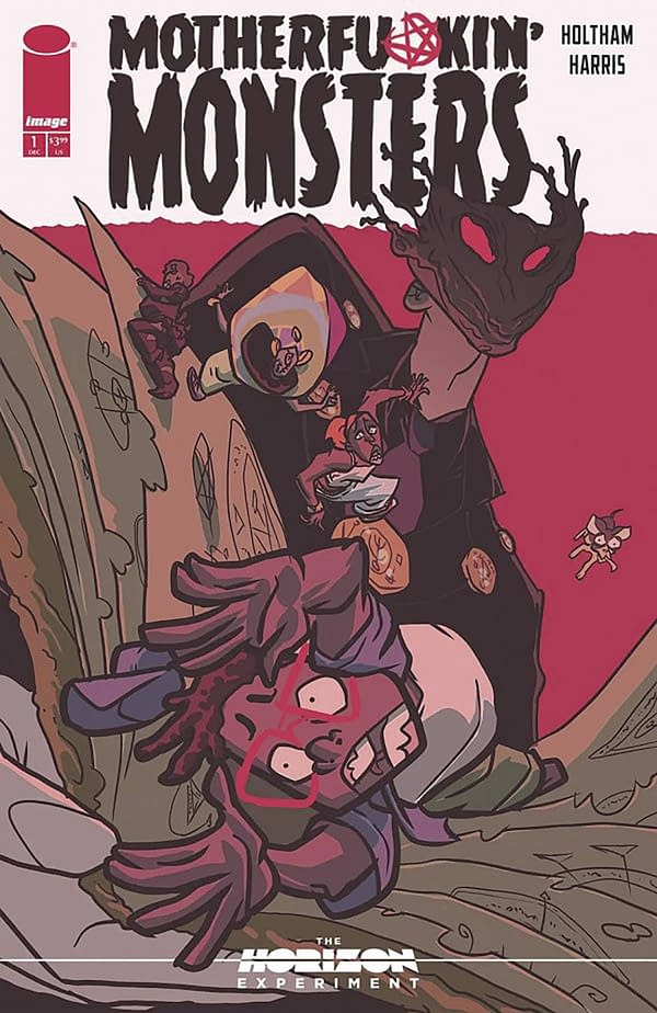 Cover image for HORIZON EXP MOTHERFU-KIN MONSTERS (ONE-SHOT) CVR A HARRIS