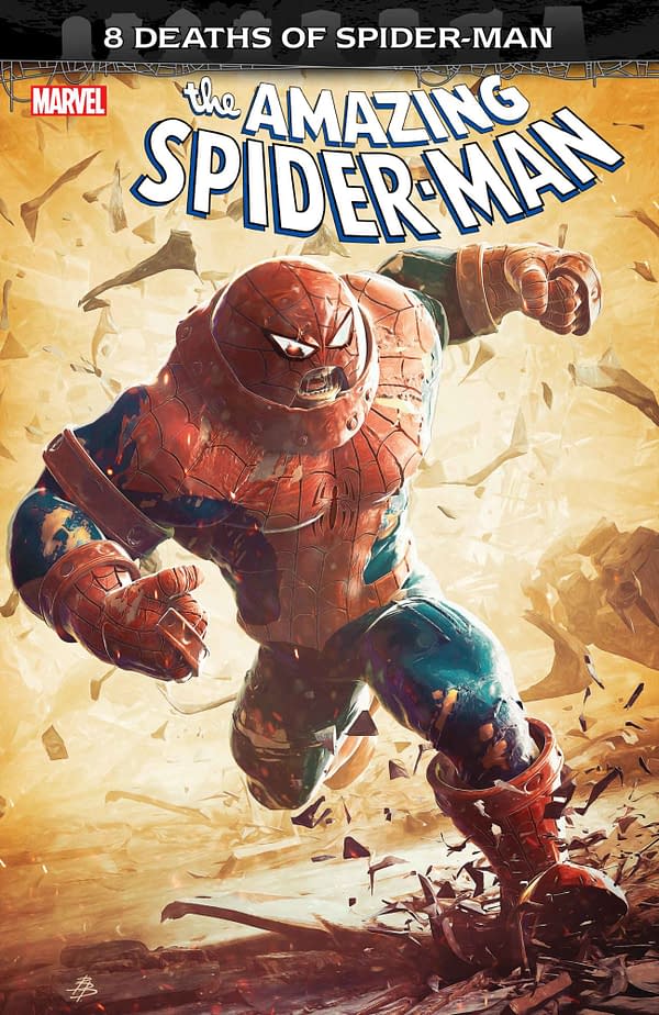 Spider-Juggernaut in Amazing Spider-Man Marvel March 2025 Solicits