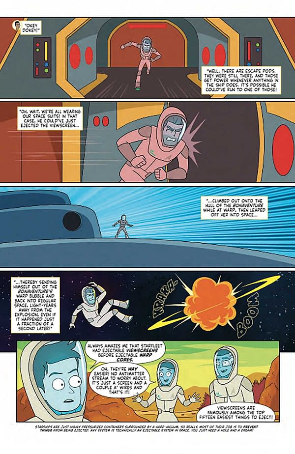 Interior preview page from STAR TREK: LOWER DECKS #2 DEREK CHARM COVER