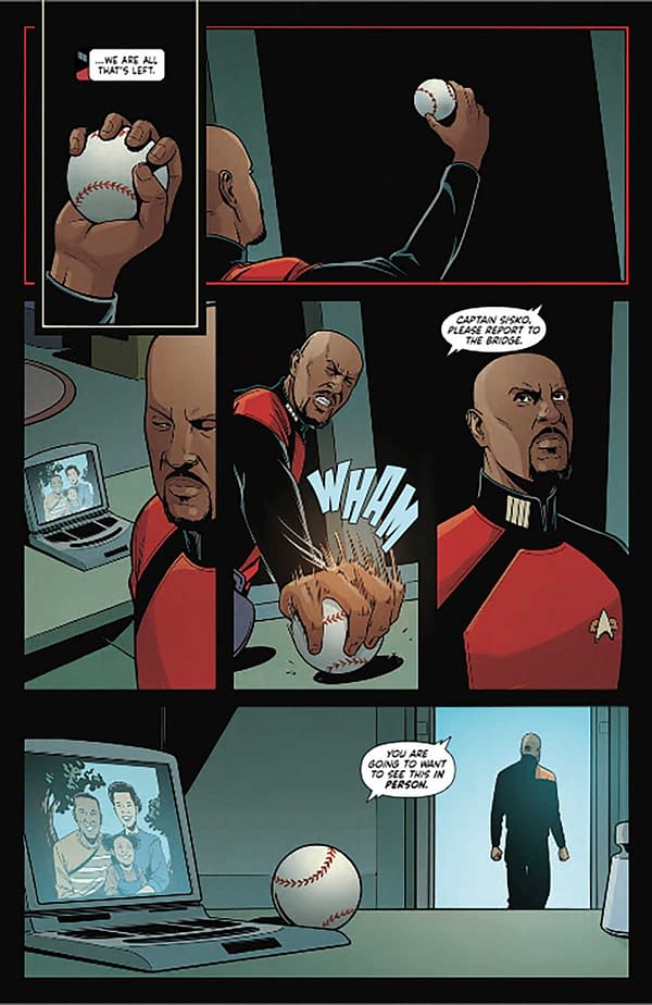 Interior preview page from STAR TREK #27 RAMON ROSANAS COVER