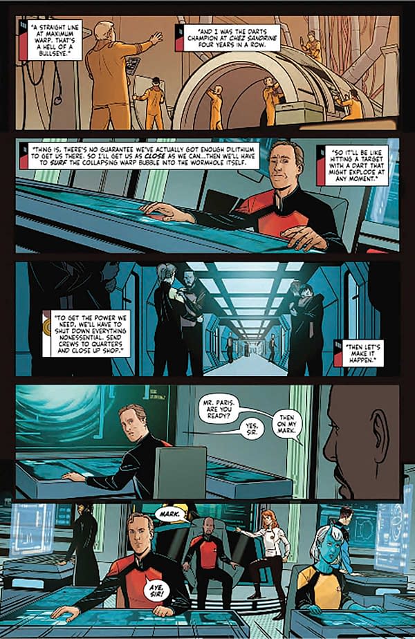 Interior preview page from STAR TREK #27 RAMON ROSANAS COVER