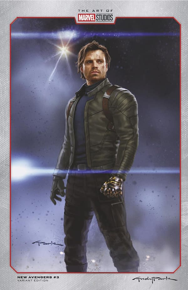 Cover image for NEW AVENGERS #3 ANDY PARK MARVEL STUDIOS VARIANT