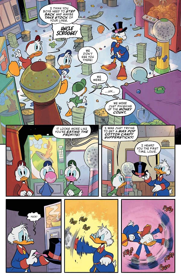 Interior preview page from DuckTales #7