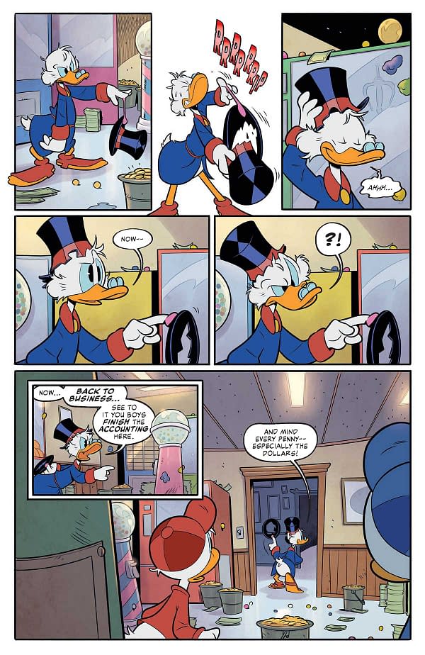 Interior preview page from DuckTales #7
